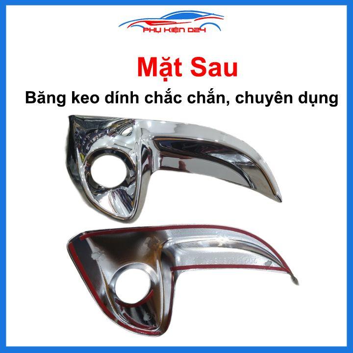 Ốp viền đèn gầm trước Yaris 2021-2022 mạ Crom chống trầy trang trí làm đẹp xe