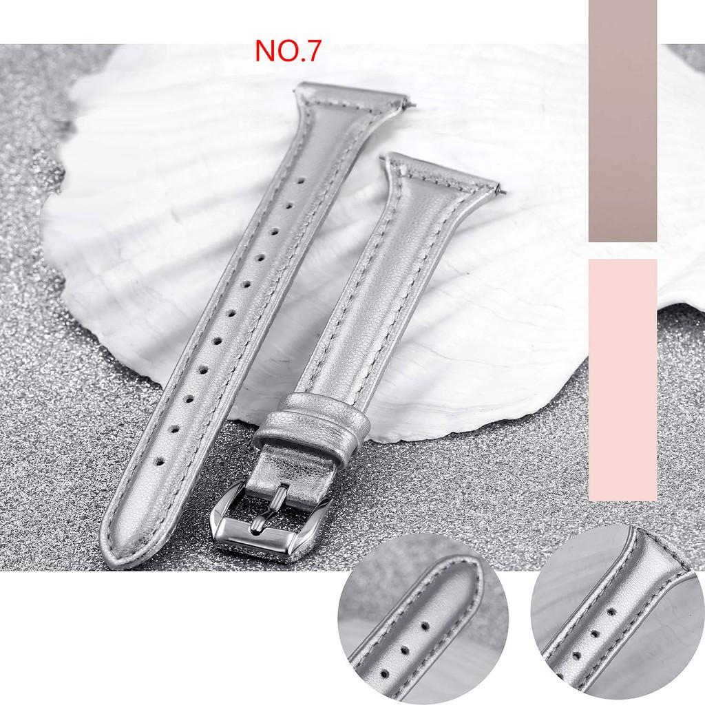 Dây đeo bằng da mỏng cho đồng hồ thể thao Huami Amazfit Stratos 2 2S 3
