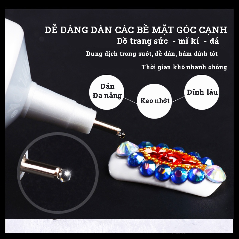 Keo Acrylic B7000 / T7000 Dán Kính Điện Thoại, Dán Giày, Dán Nhựa, Kim Loại, Gỗ, Đá, Thủy Tinh, Da 50ML
