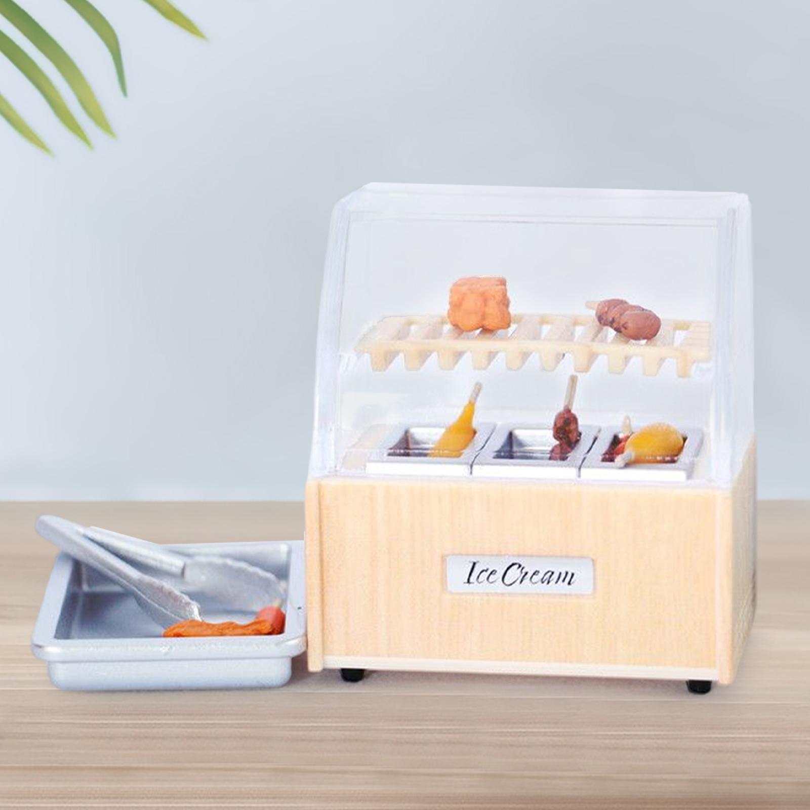 Dollhouse Food Cabinet Dollhouse Accessories Scenery Supplies Life Scenes for Children