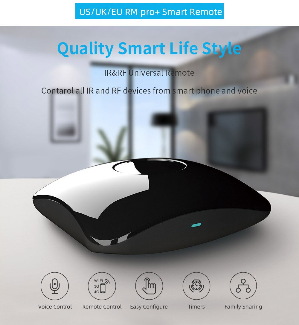 Trung tâm điều khiển nhà thông minh RM4 PRO