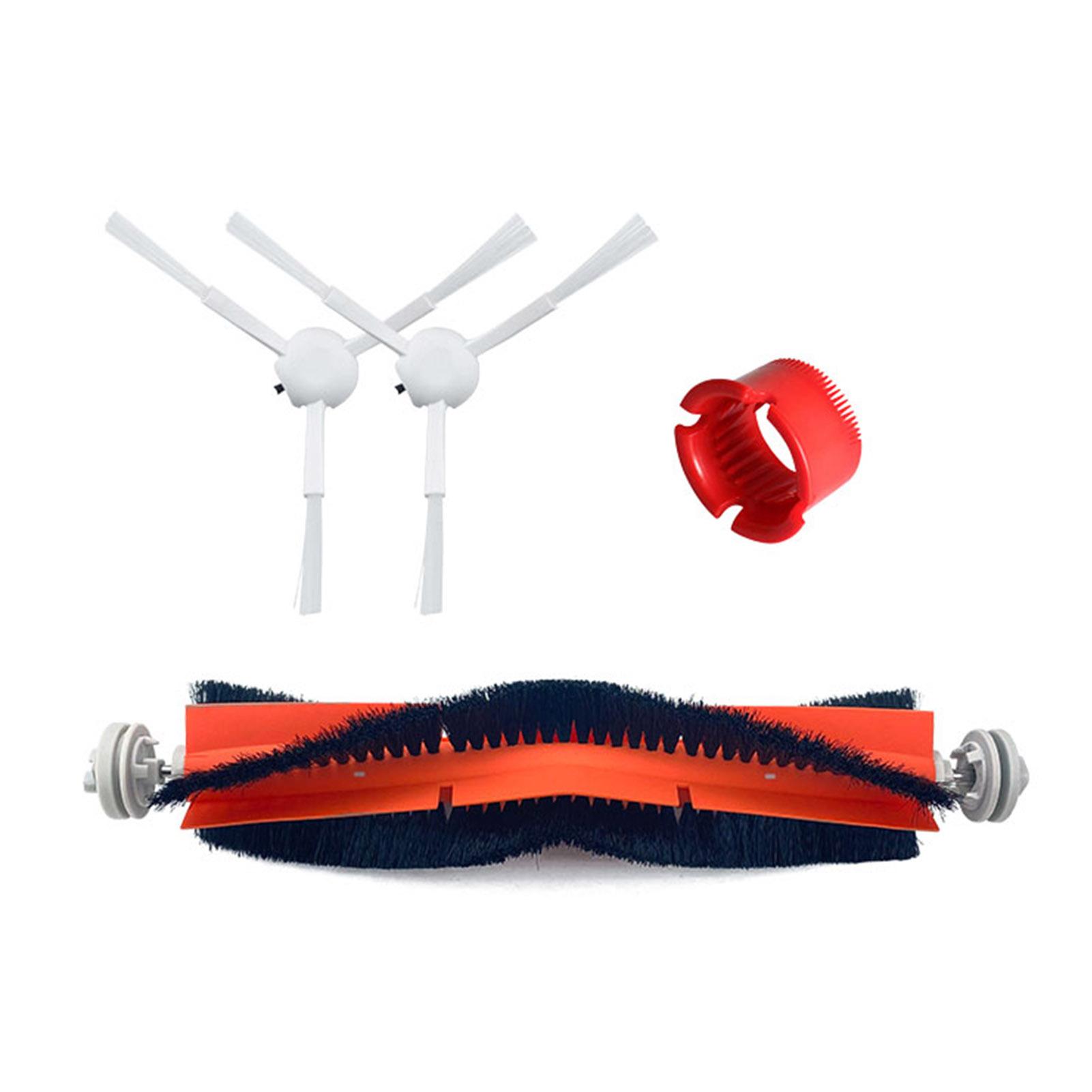 Phụ kiện thay thế cho máy thu hút Xiaomi gồm 1 Cặp chổi bên + 1 Cọ chính + 1 Cặp bộ lọc HEPA + 1 Lược xi lanh + 2 Cái khăn lau + 1 Cái cọ trắng