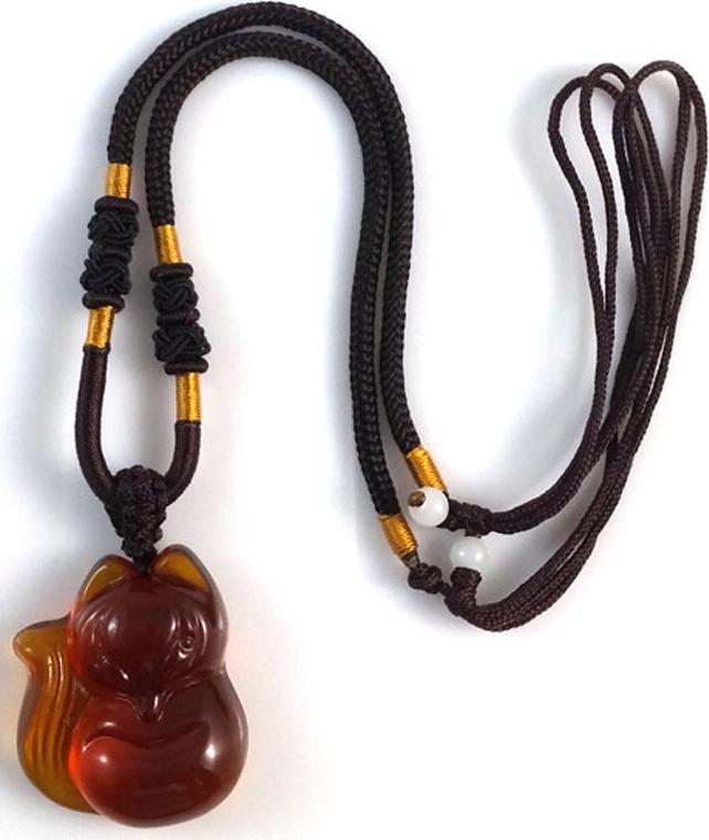 Dây chuyền hồ ly thạch anh vàng ấn độ MS713