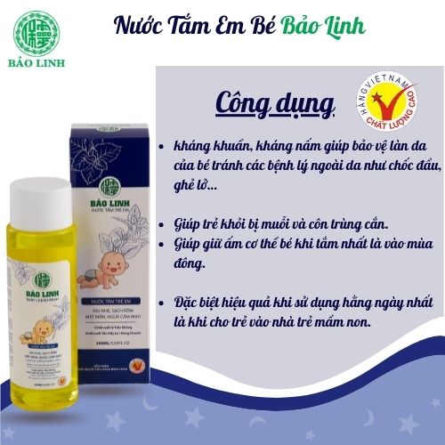 Nước Tắm Bé Bảo Linh,chiết xuất thảo dược,dùng siêu tiết kiệm