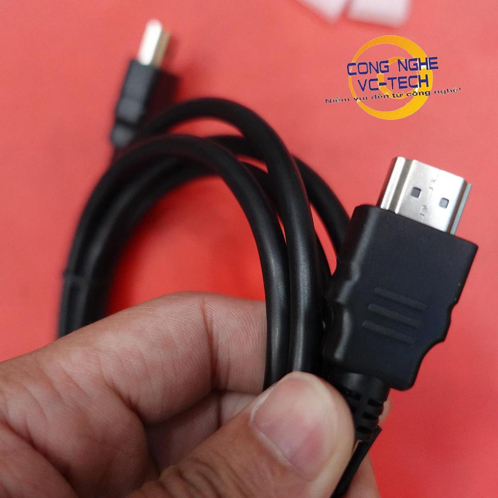 Dây HDMI 1,5m tròn full HD 1080 -- cable HDMI 1,5m Đảm bảo chất lượng