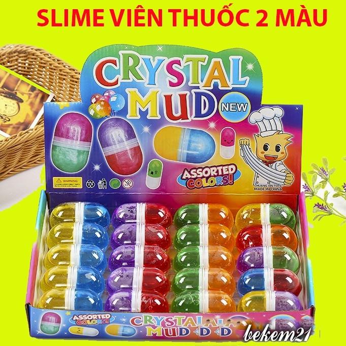 (4 MẪU) Đồ Chơi SLIME Hình VIÊN THUỐC CON NHỘNG 2 màu cực đẹp thiết kế độc đáo ấn tượng