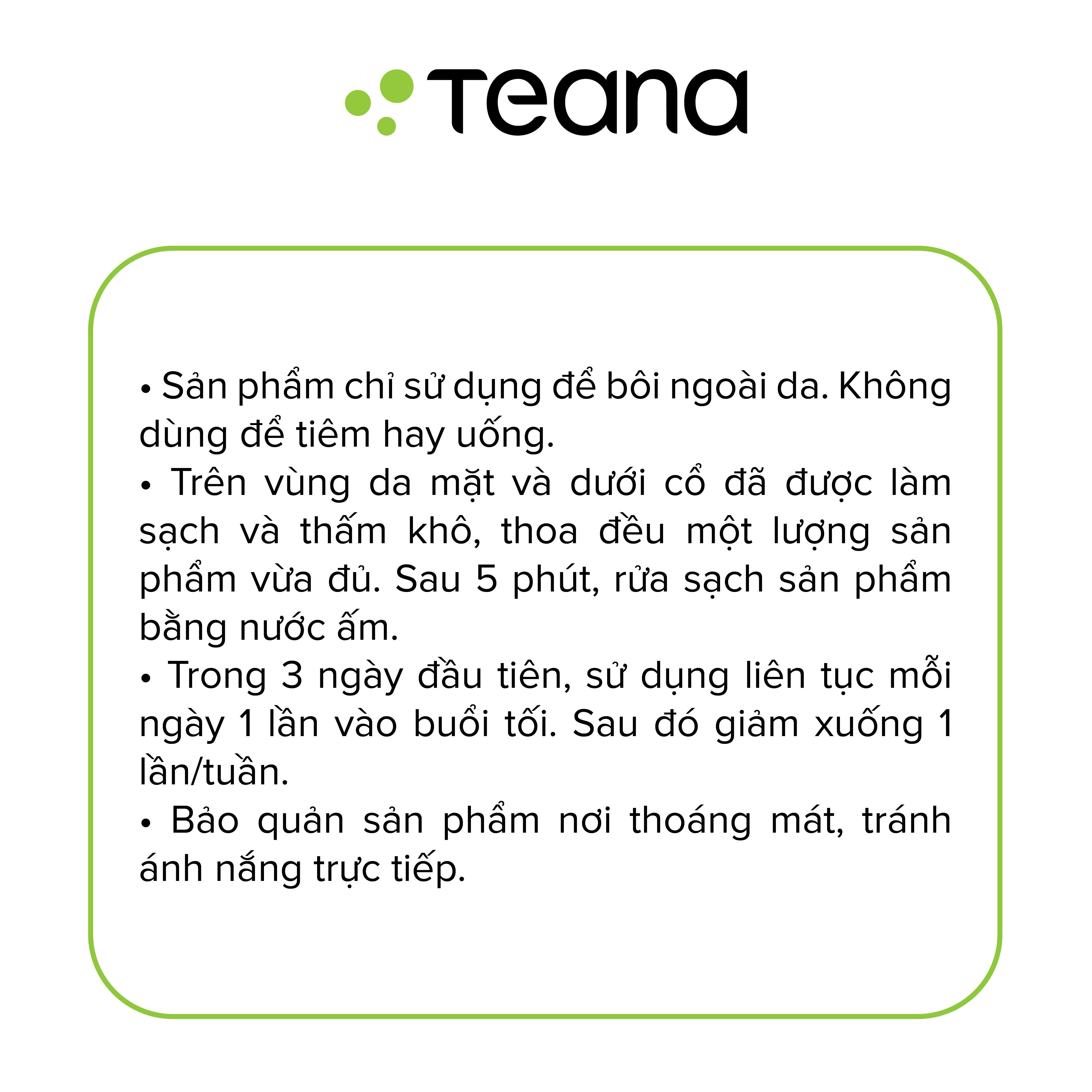 Combo Teana kháng mụn, mờ thâm, làm da căng bóng