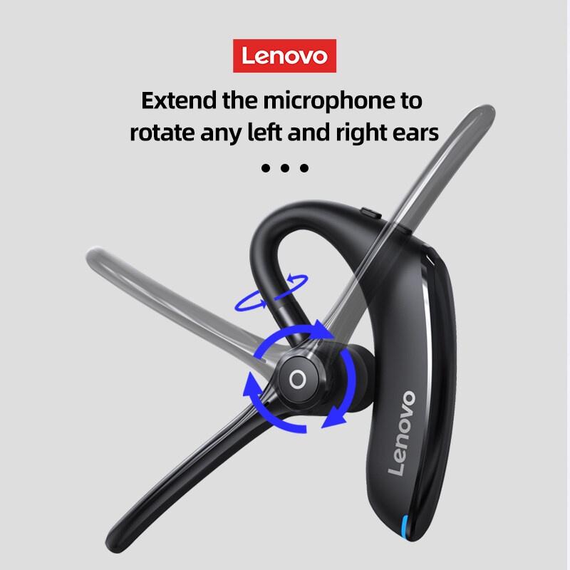 Tai nghe không dây LENOVO BH2 âm thanh nổi giảm tiếng ồn chống thấm với micrô tuổi thọ pin siêu dài Bluetooth 5.2-Hàng chính hãng