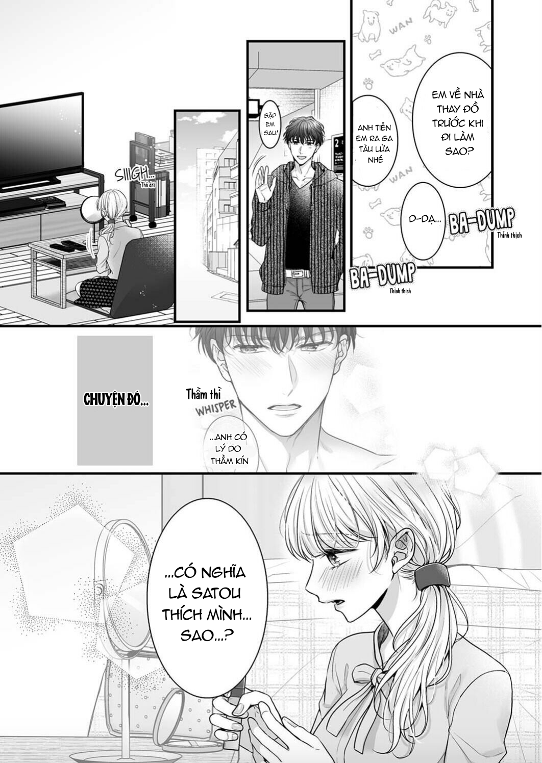 satou không chịu buông tay! chapter 3.2 3