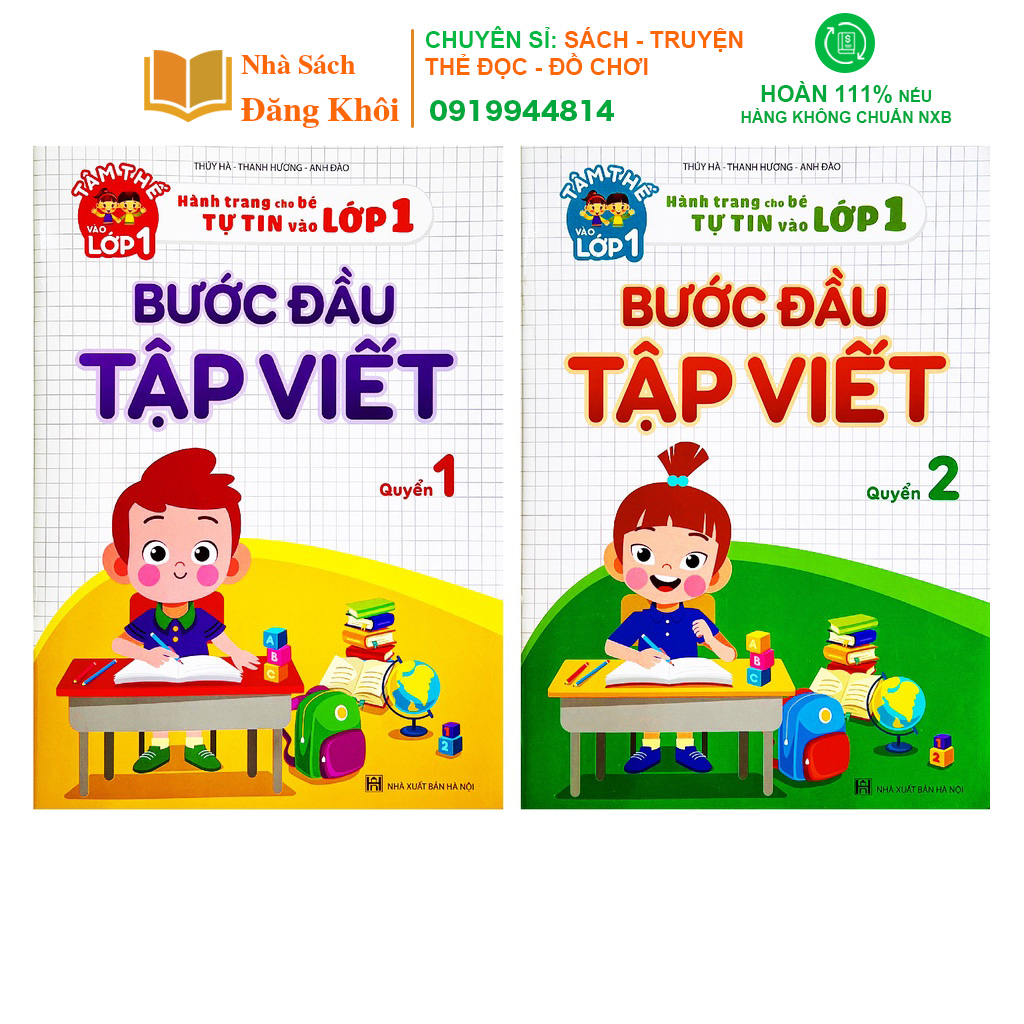 Sách - Bước đầu tập viết (Combo 2 quyển)