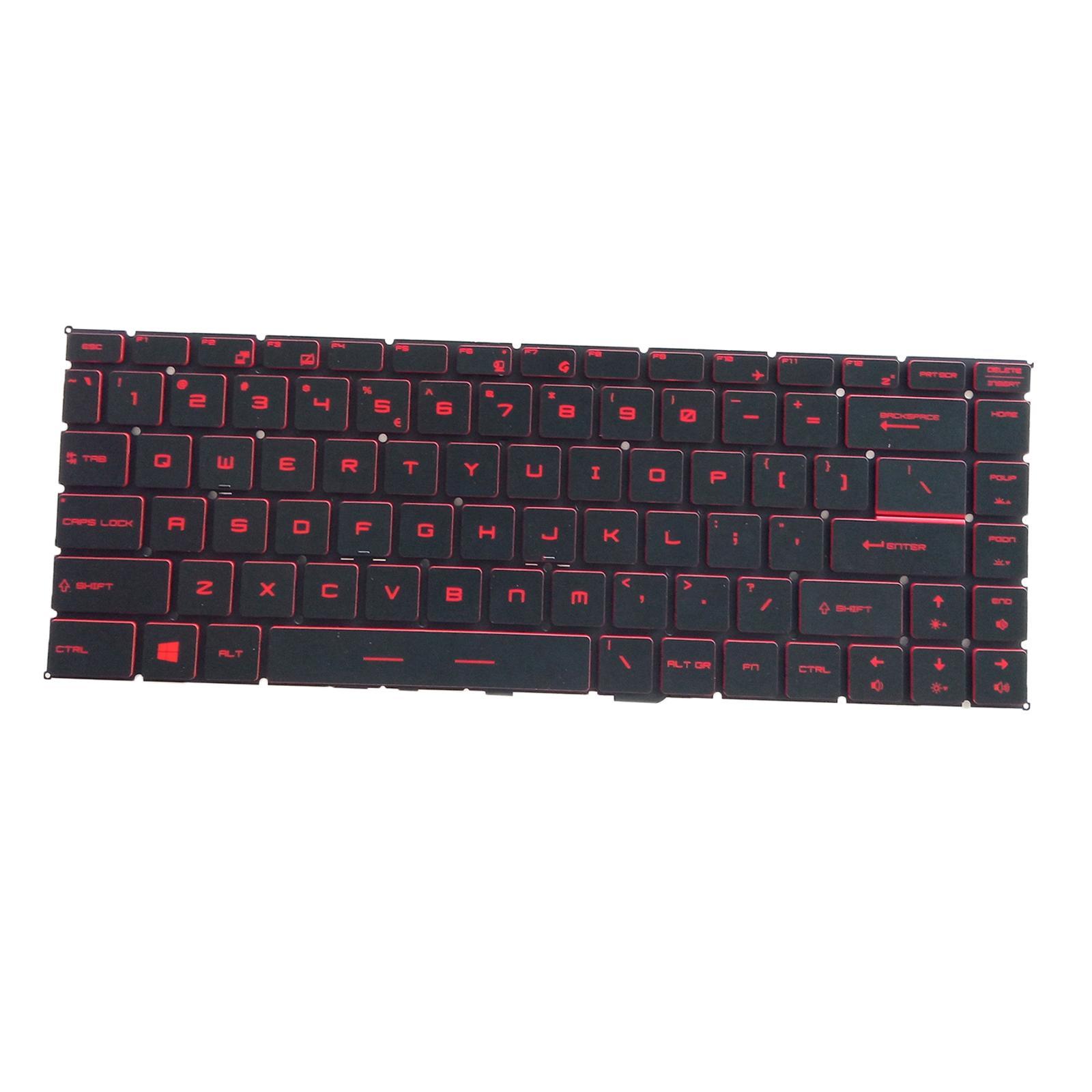 US Keyboard US Layout Backlit Durable for MSI Professional Replacement