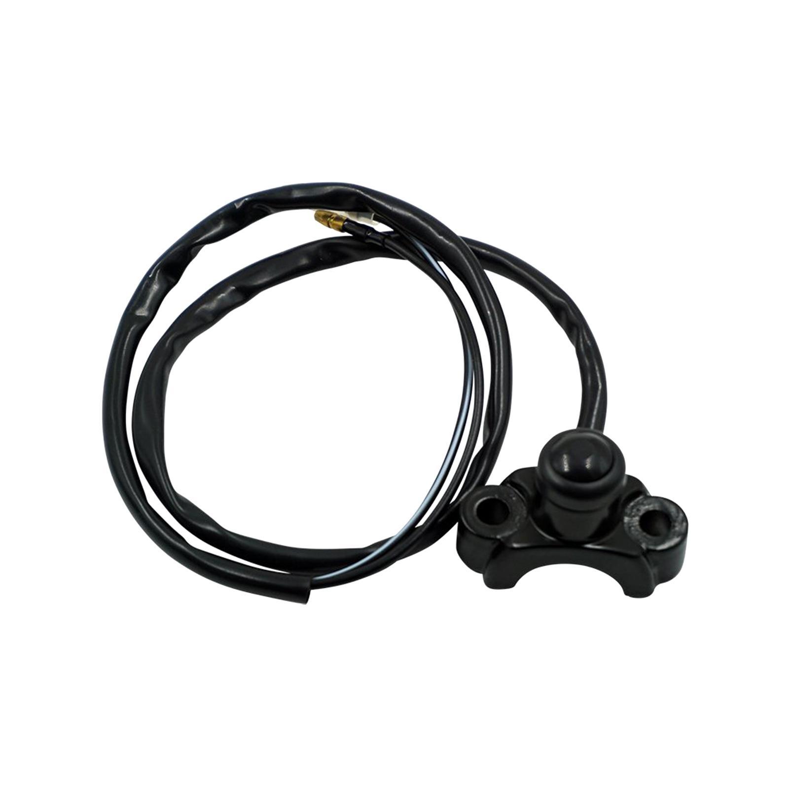 Universal Motorcycle Handlebar Switch for Motorbike Light Bar ATV Black