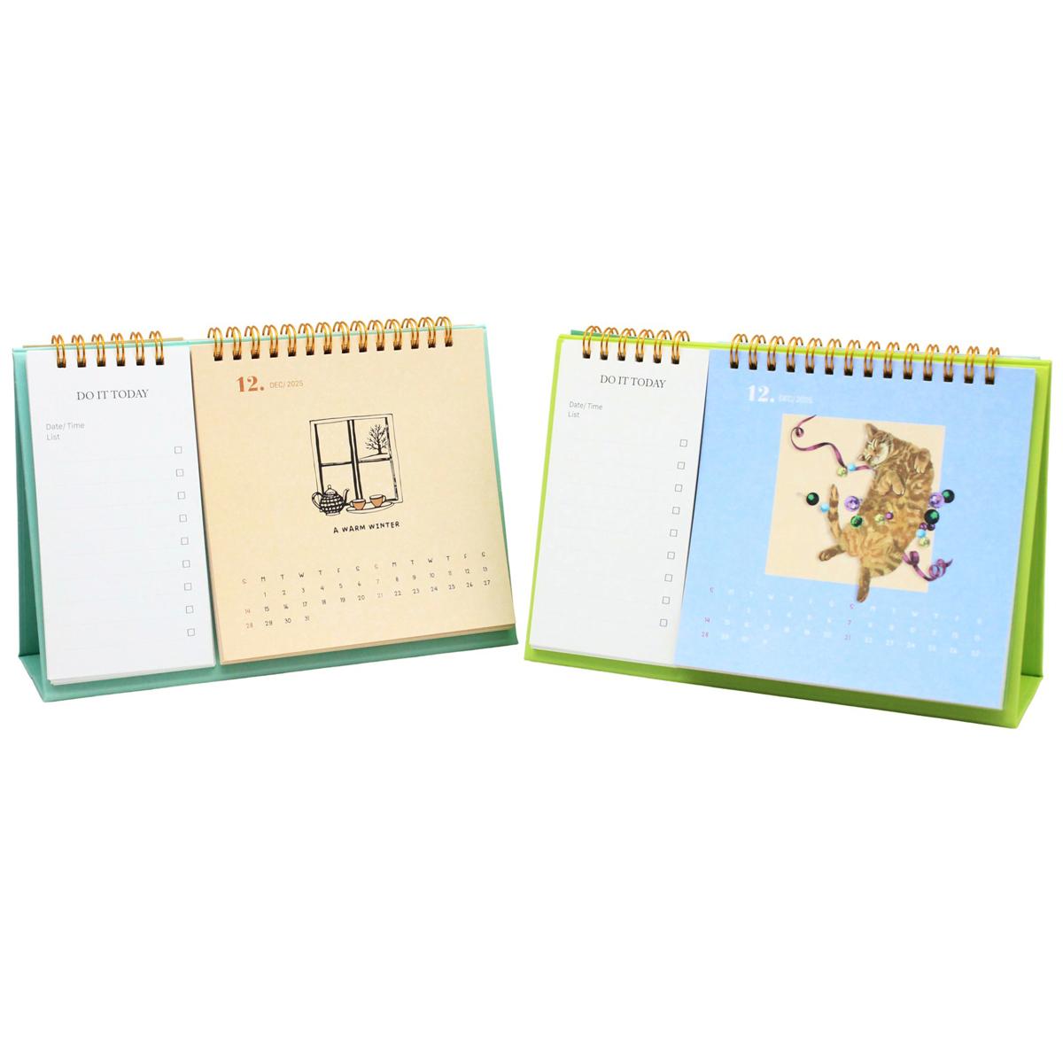 Lịch Bàn Teen Có Note 2026 - Size M - Linh Lan - Mẫu 2