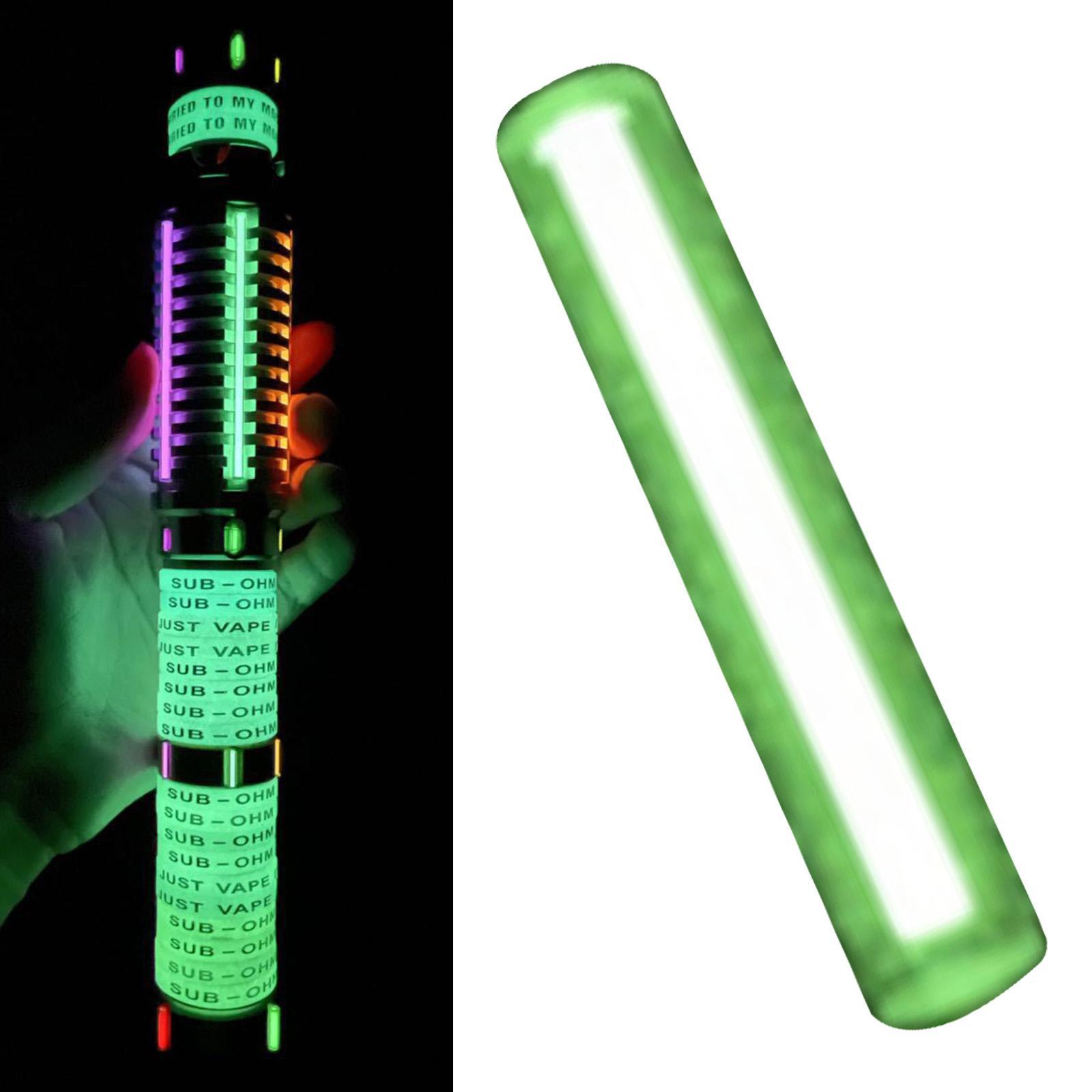 Glass Luminous Tube Self Glow in The Dark Substitute for Tritium Tube for Keychain