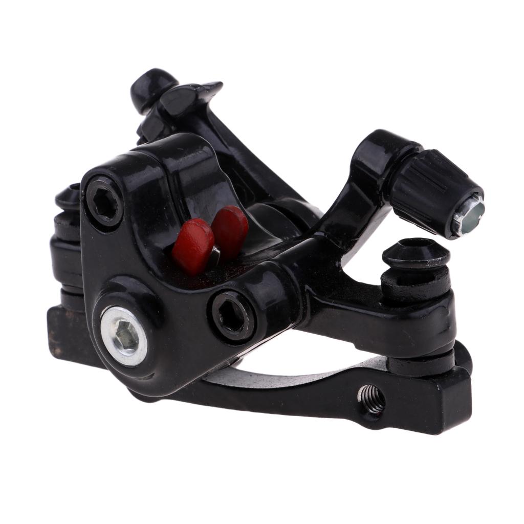Durable Black Aluminum Alloy Bike Front Disc Brake Caliper For MTB