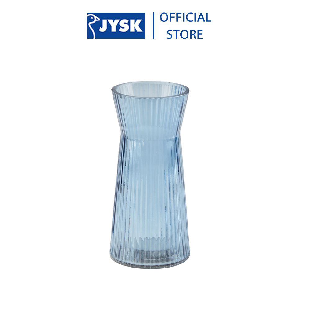 Lọ hoa | JYSK Hilbert | thủy tinh | xanh | DK8xC16cm
