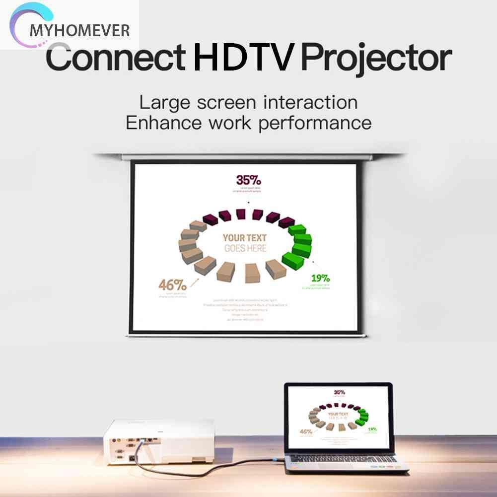Cáp ChuyểN ĐổI 1.8m Mạ VàNg 1080P DP Sang HDMI-com