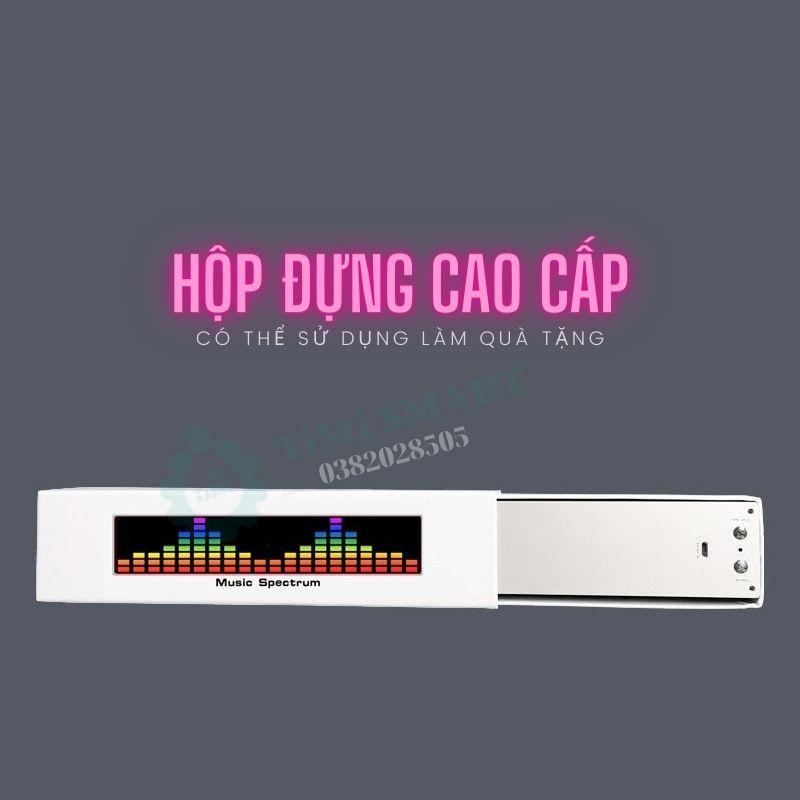 Đèn Led ARGB Nháy Theo Nhạc, Bảng Đèn Led, Màn Hình Trang Trí Có Cảm Ứng Âm Thanh Music Spectrum 10 Chế độ