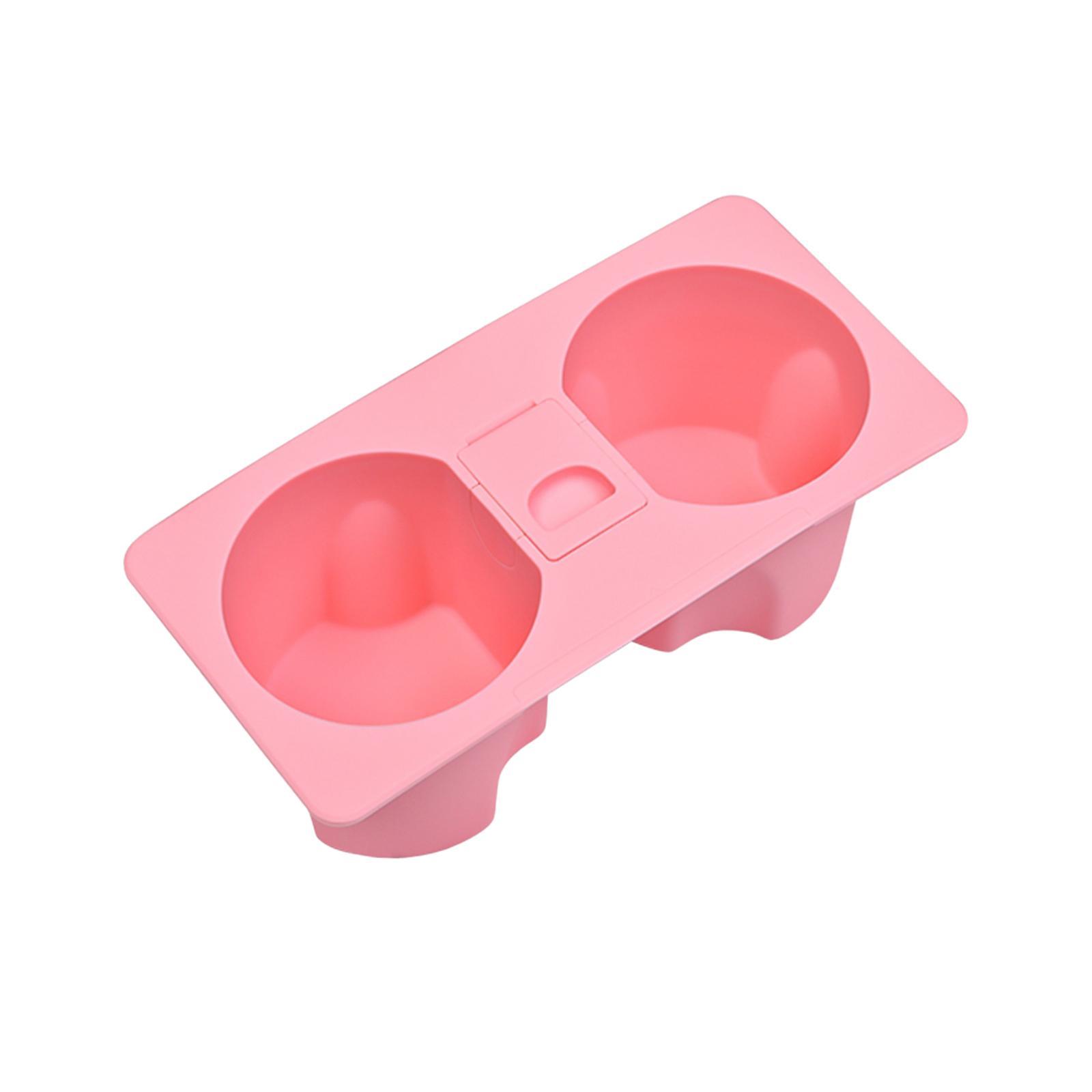 Console Cup Holder Insert Organizer Drinks Bottle Storage Mount Central Control Easy to Install for Y