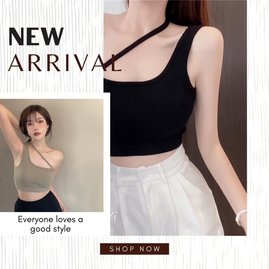 M69. (MIỄN SHIP) Áo Croptop Nữ - Áo 2 dây nữ - Áo Bra Nữ Dây Vạt Chéo Siêu Sexy Trend 2022 (kèm ảnh thật)