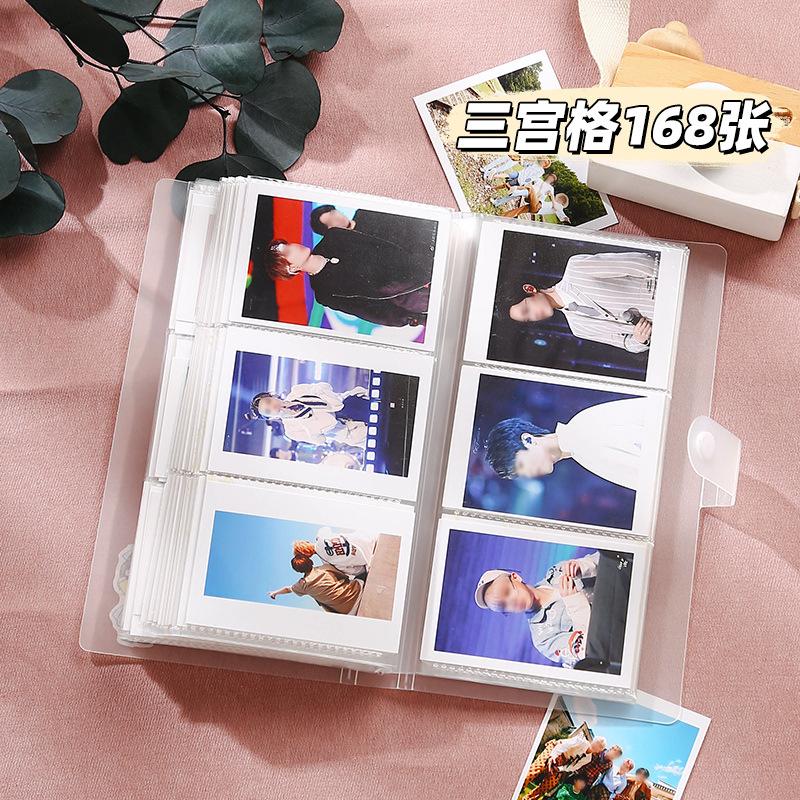 Thẻ nhỏ 3 inch phong cách mới nhất Polaroid album ảnh lưu trữ bưu thiếp sách xen kẽ Bộ sưu tập ảnh lưu trữ thẻ kỷ niệm 4 inch