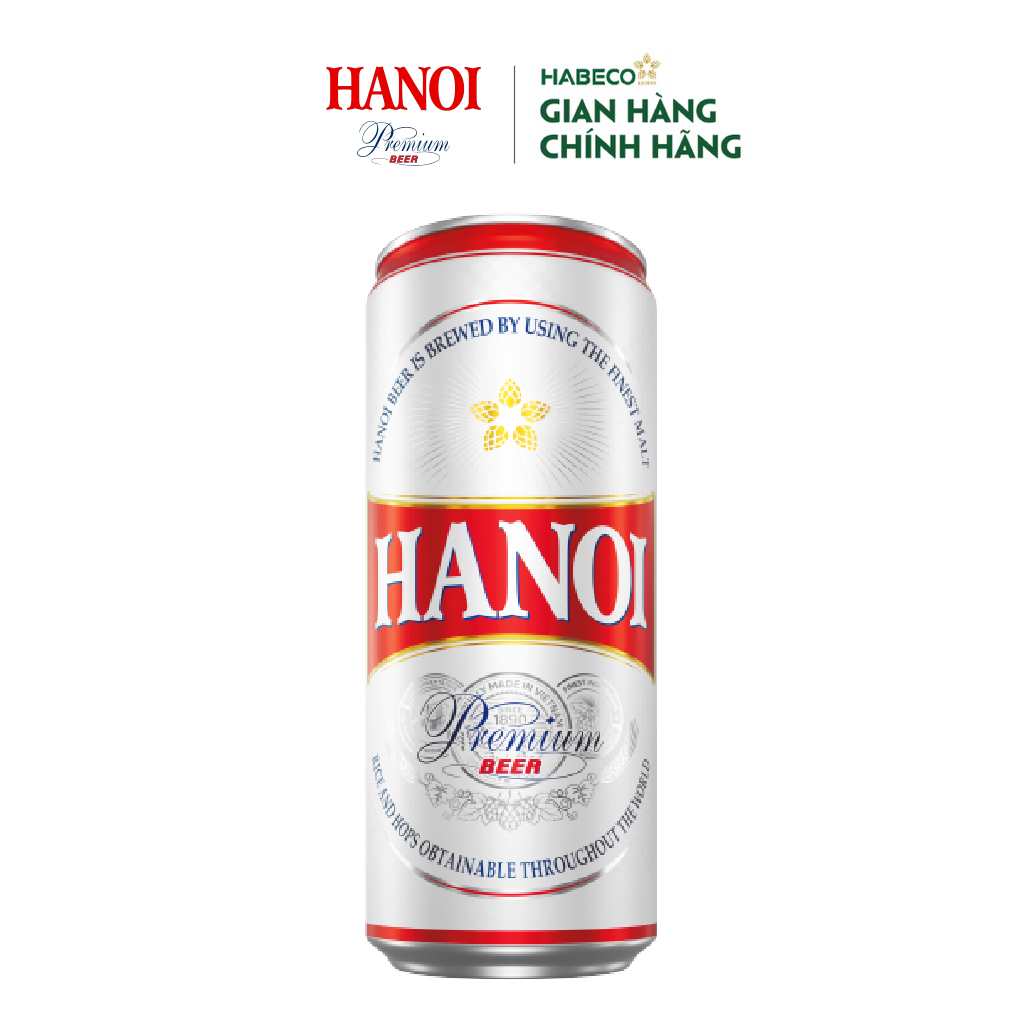 Bia Hanoi Premium - Thùng 24 lon 330ml