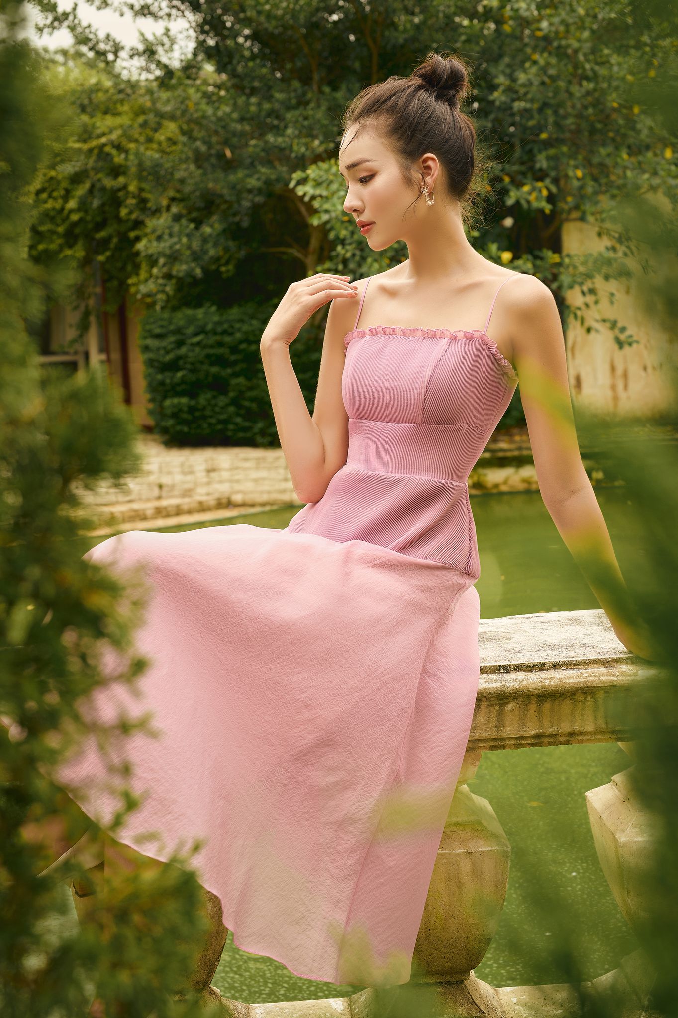 OLV - Đầm Periwinkle Ruffle Maxi