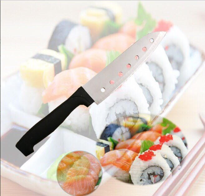 Dao cắt sushi bảy lỗ - Mỏng, nhẹ và sắc bén