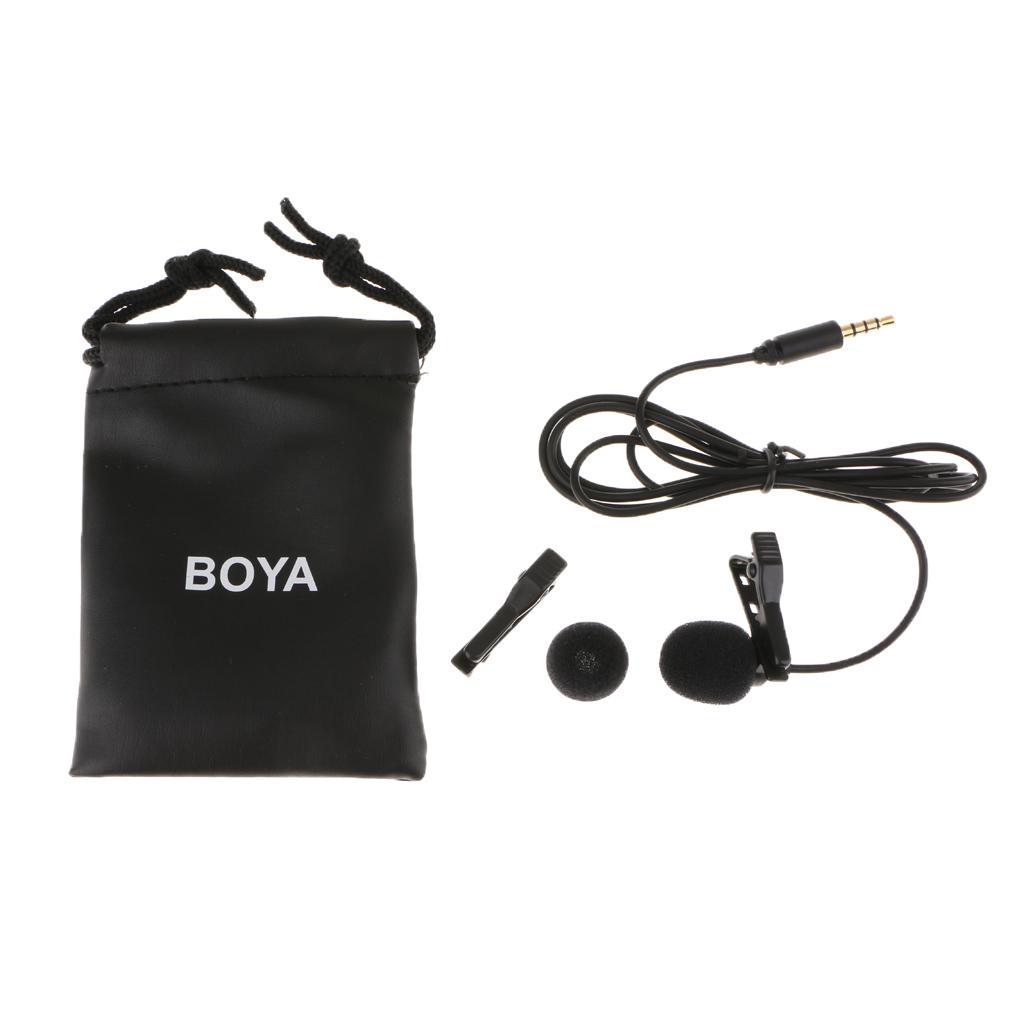 BY-LM10 Lapel External Lavalier Interview Recording Microphone