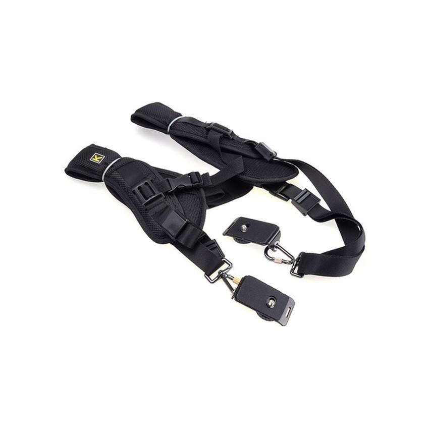 Caden double quickstrap - Quick strap chống mỏi (đen)