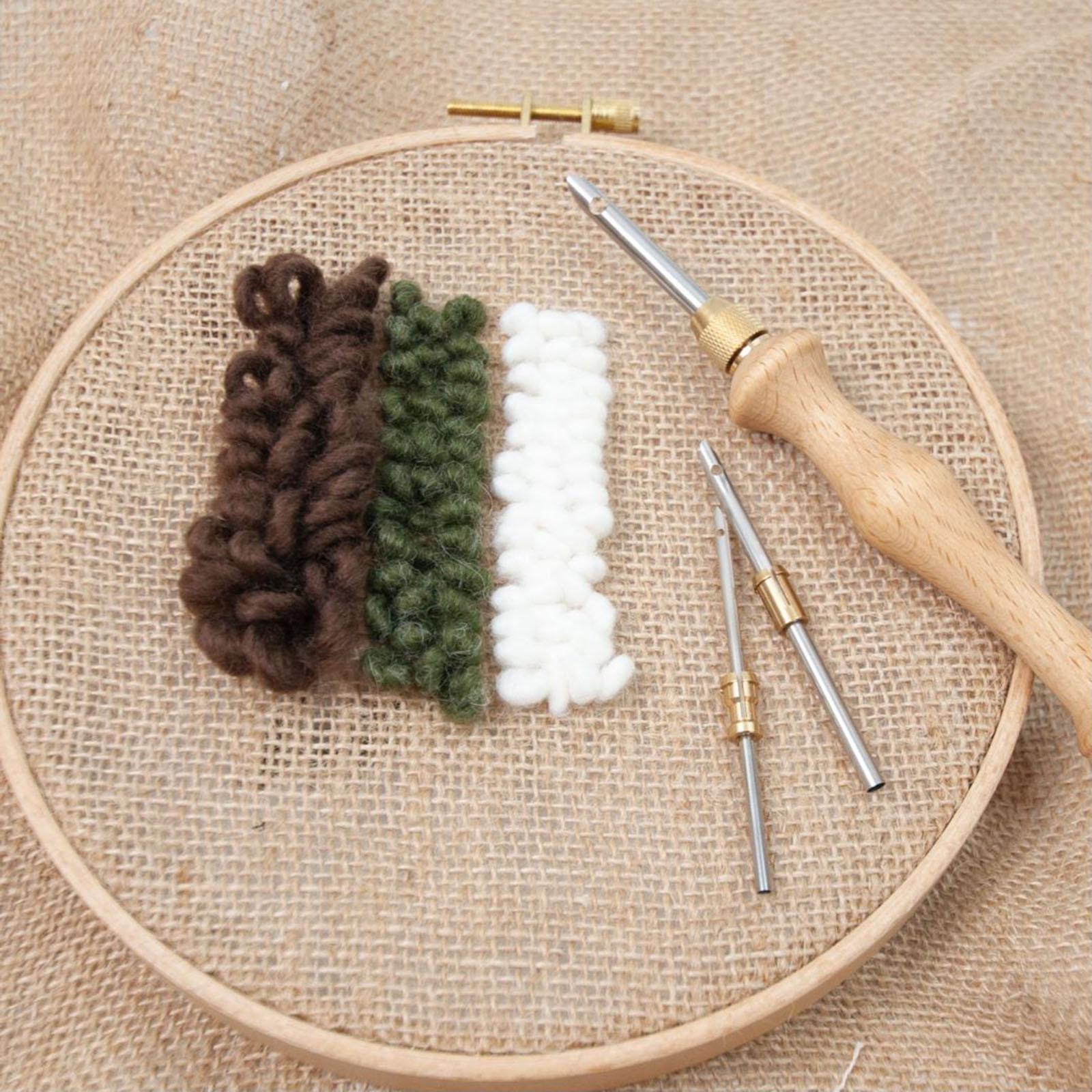 Punch  Set Embroidery Punch Pen Punch  Tool for 5 mm 3.5 mm Yarn