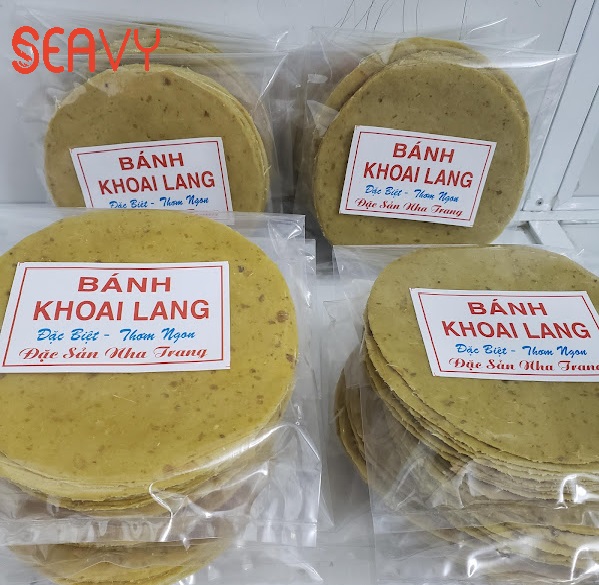 Bánh khoai lang Nha Trang, dẻo vàng thơm, gói 300g - Seavy