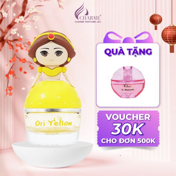 Dầu thơm cho bé, Charme Ori Yellow, nhẹ nhàng, an toàn, tạo điểm nhấn cho bé trong buổi tiệc, 30ml