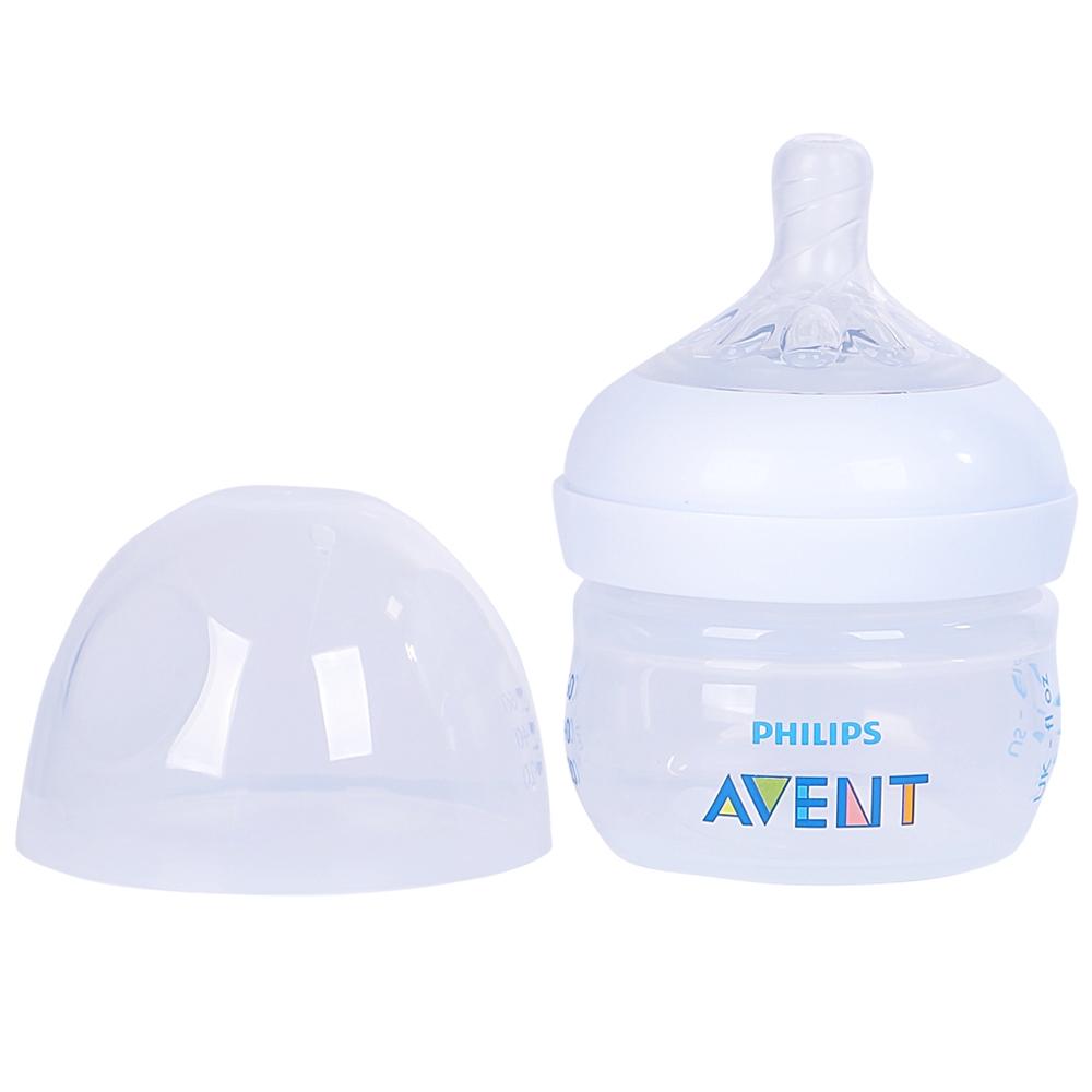 Hộp 1 Bình Sữa Bằng Nhựa Philips Avent Không Có BPA 60ml Cho Bé Từ Sơ Sinh - 0.39.17