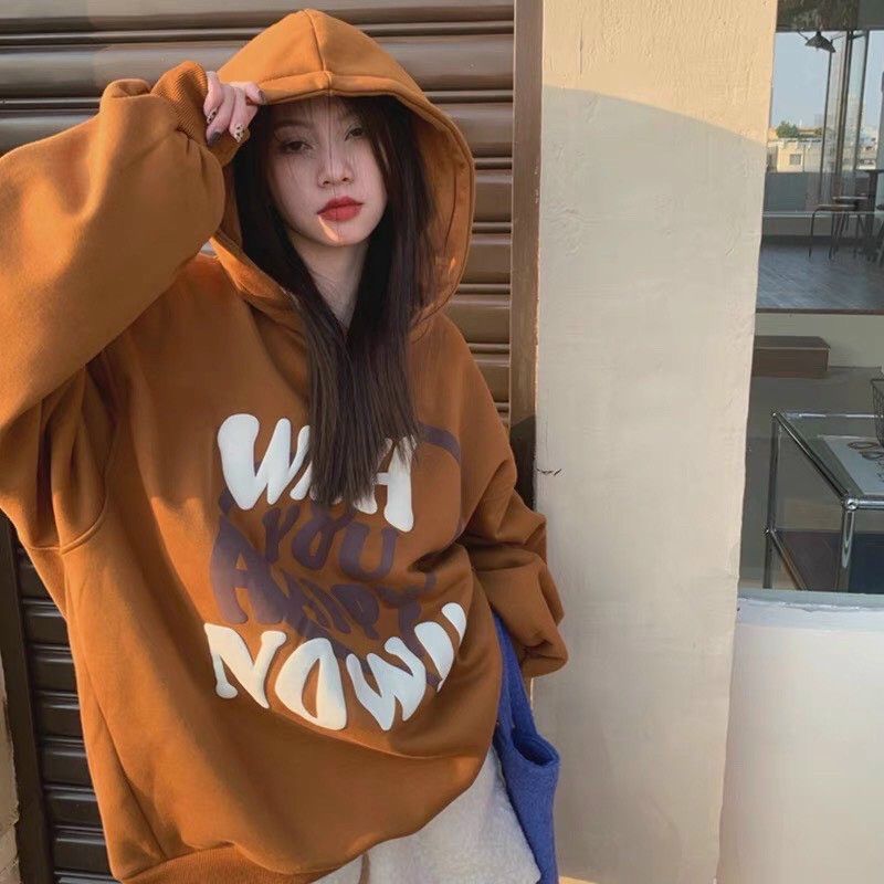 Áo Hoodie WISH YOU Có Nón Mũ 2 Lớp - FREESHIP ĐẸP -Khoác Nỉ Ngoại Unisex Kiểu Hàn Quốc Đẹp Chống Nắng Nam Nữ