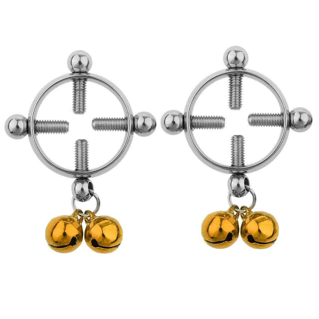 2pcs Women    Screw  Circle None Pierced