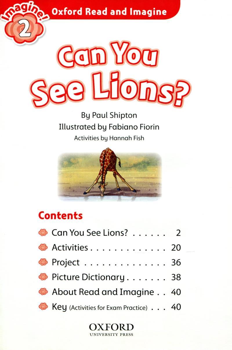 Oxford Read and Imagine: Level 2: Can You See Lions