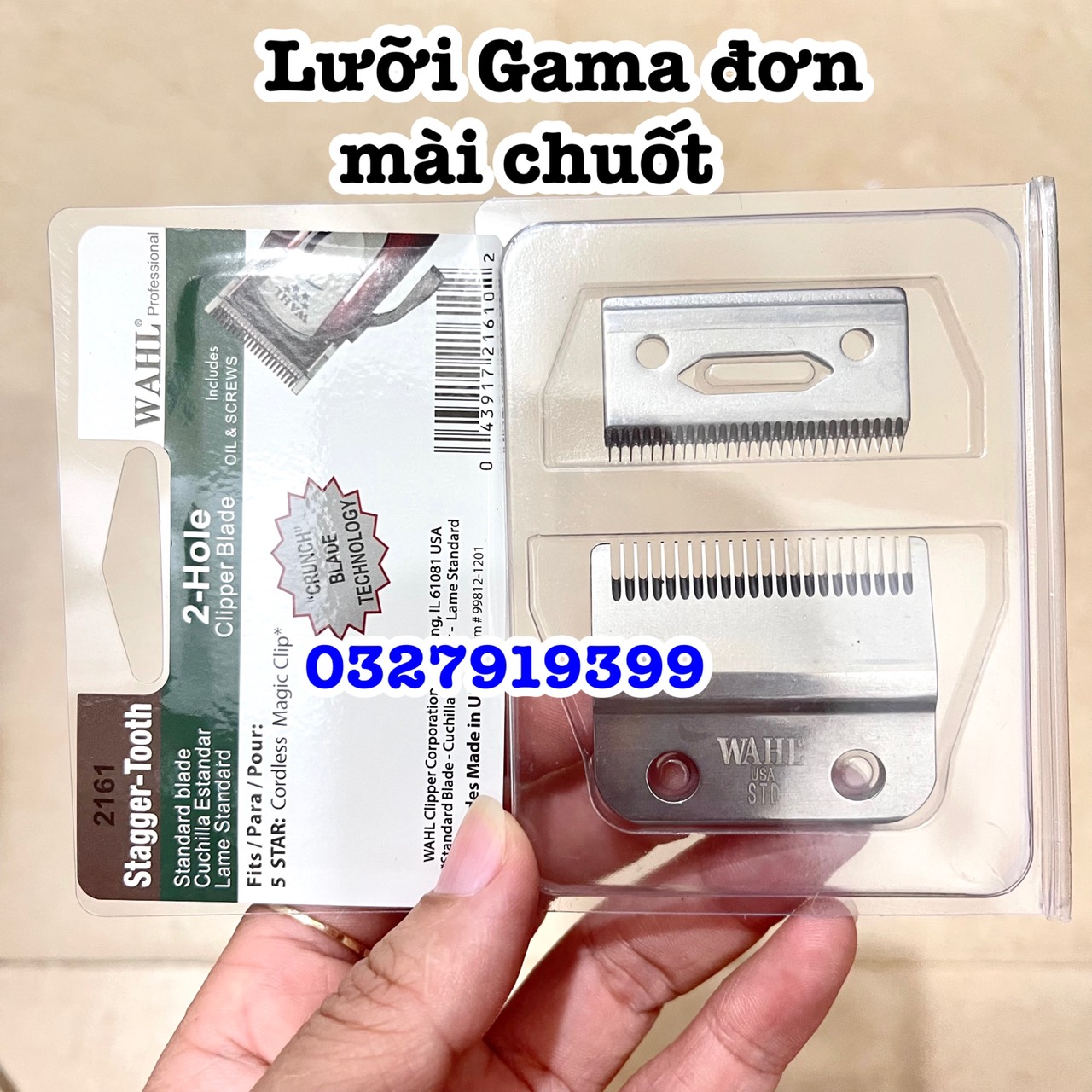 Lưỡi tông đơ WAHL 2171 - bộ lưỡi thay tông đơ WAHL B105