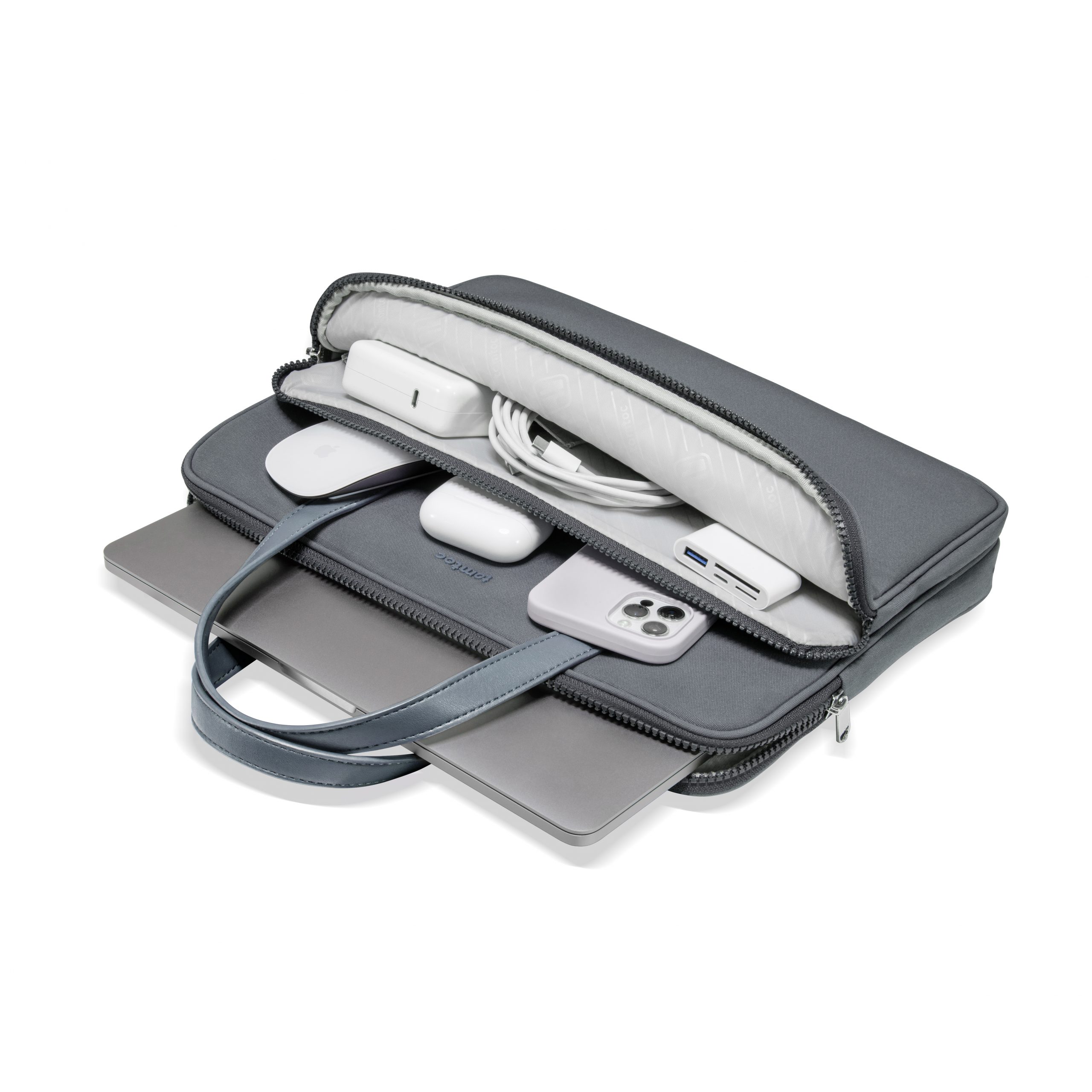 Túi Xách TOMTOC HER H21 Briefcase Premium Dành Cho Macbook 14 inch - Hàng Chính Hãng