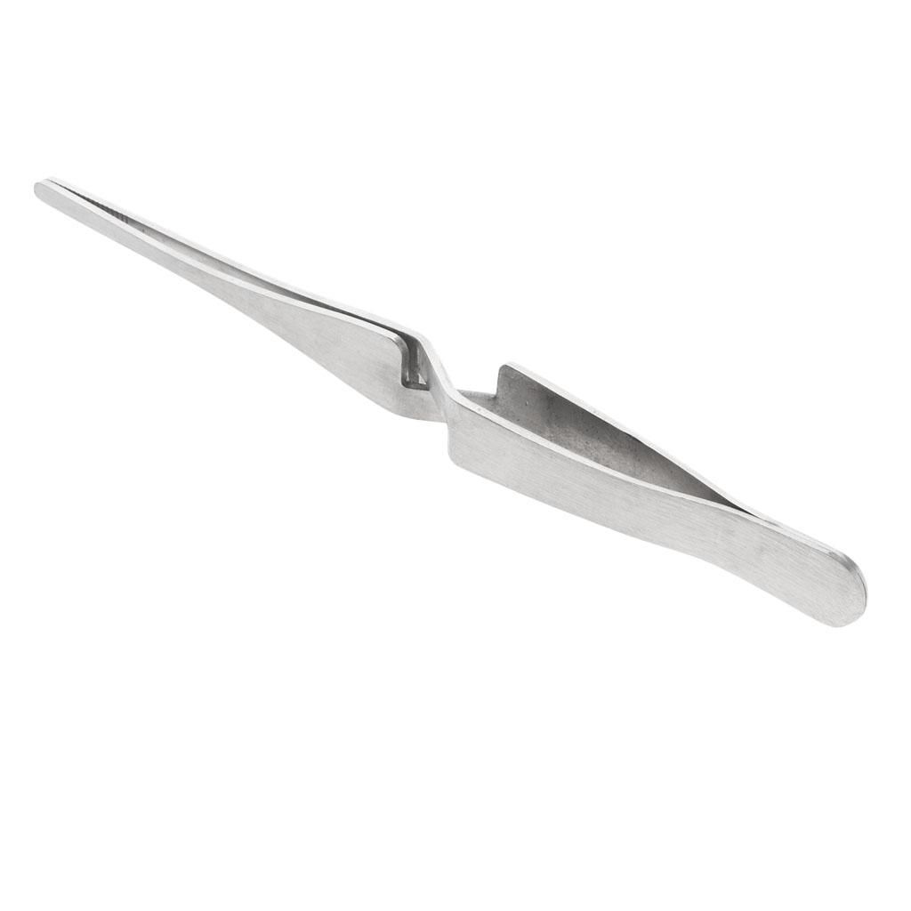 Women Men Portable Stainless Steel Eyebrow Tweezer fo Ingrown Hair Removal