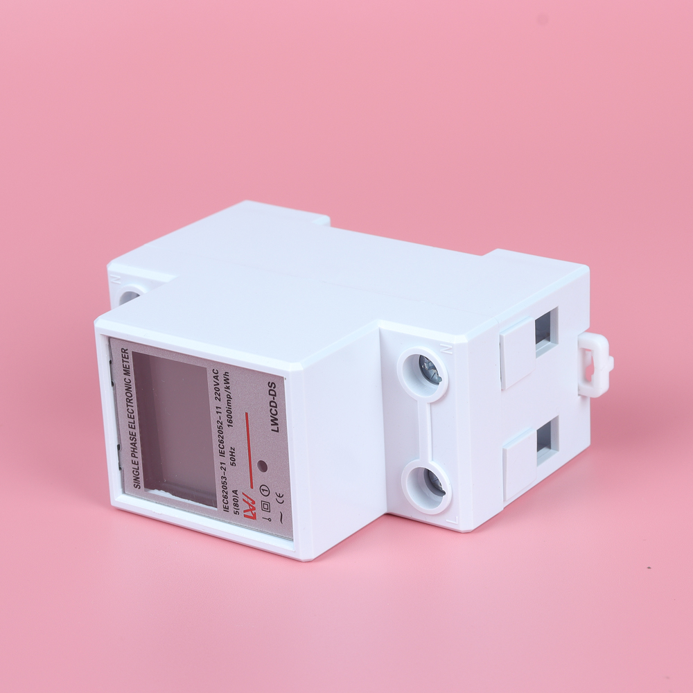 Đồng hồ đo điện tử LWCD-BQ, LWCD-BG, LWCD-DS, Công tơ điện tử LW 80A 220V AC dùng cho điện 1 Pha