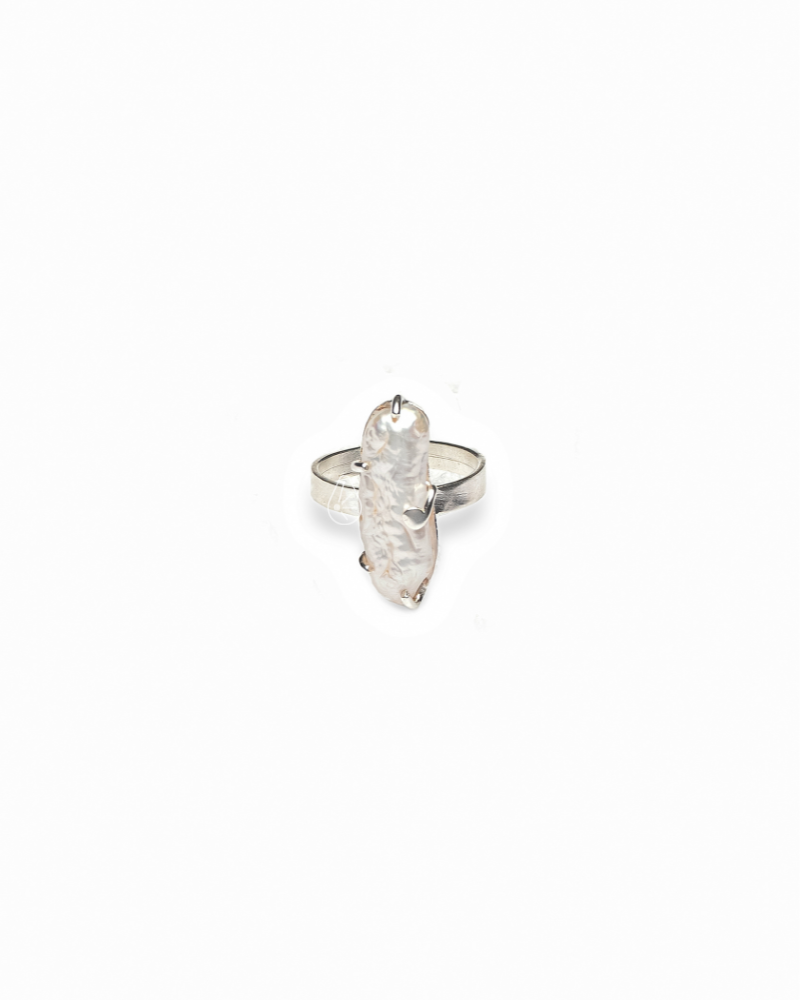 Nhẫn ngọc trai Silver Ring Baroque (002) A SET SOREI