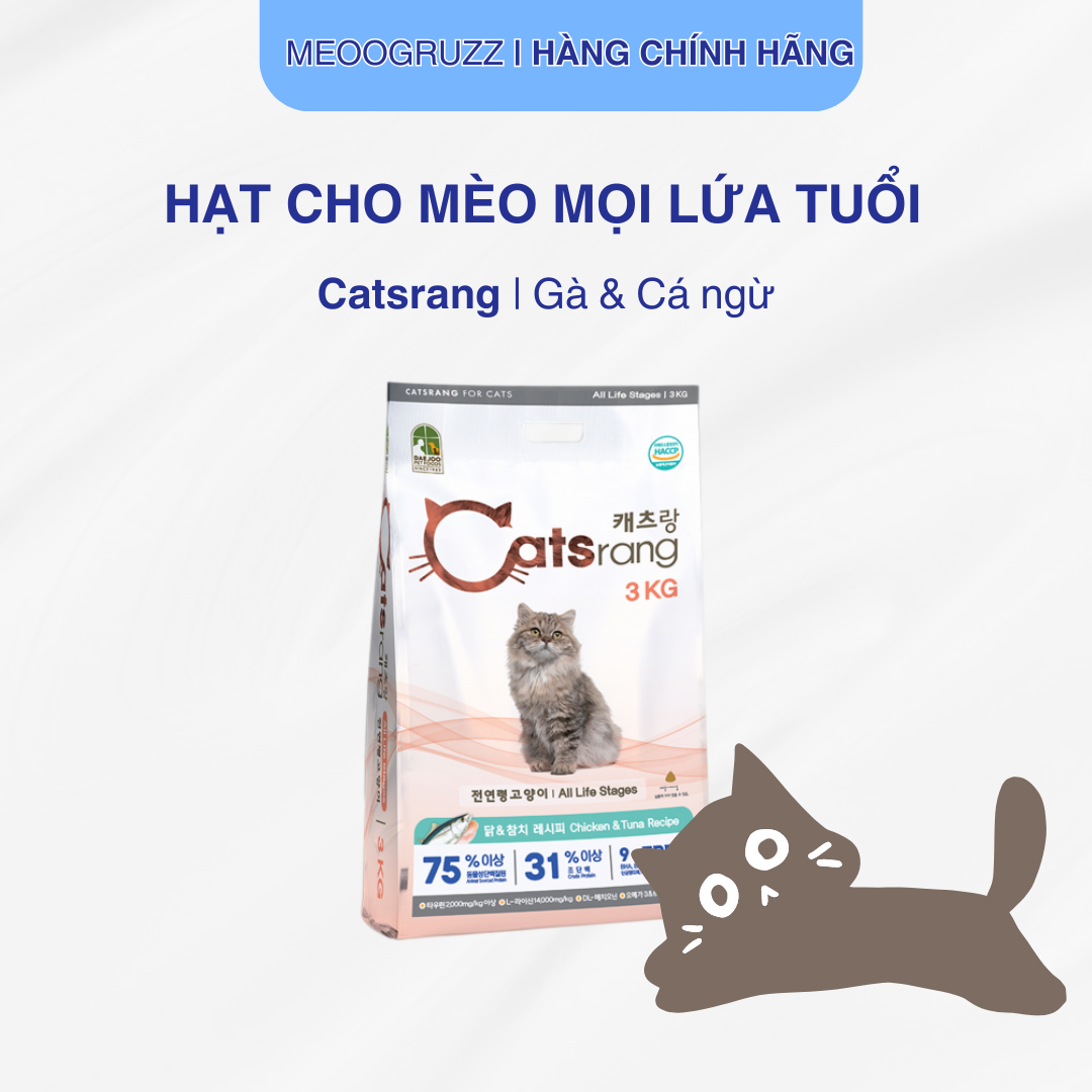 Thức ăn hạt cho mèo Hàn Quốc Catsrang