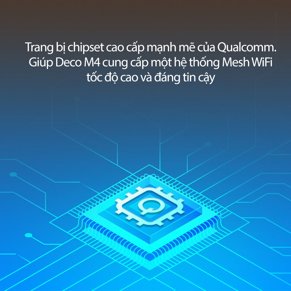 Bộ Phát Wifi Mesh TP-Link Deco M4 (2-pack)  Băng Tần Kép MU-MIMO AC1200 - Hàng Chính Hãng