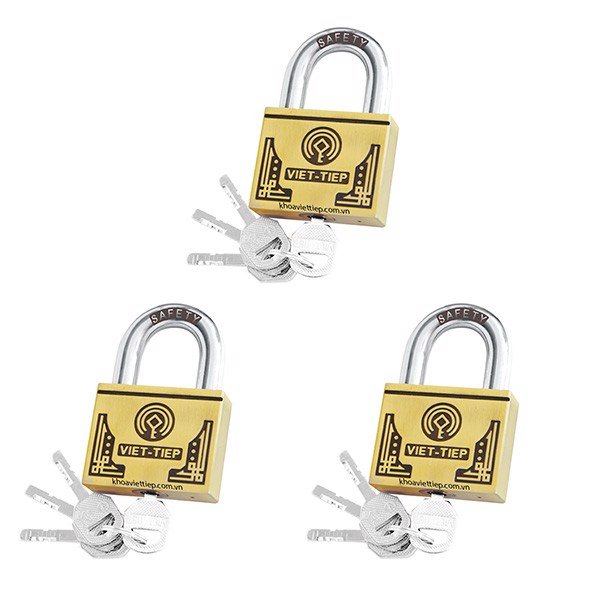 Ổ khóa cửa treo Việt Tiệp hợp kim trùng chìa 01003 / 01063 làm từ chất liệu hợp kim thép cao cấp có độ bền cao, chịu nhiệt tốt, đảm bảo an toàn