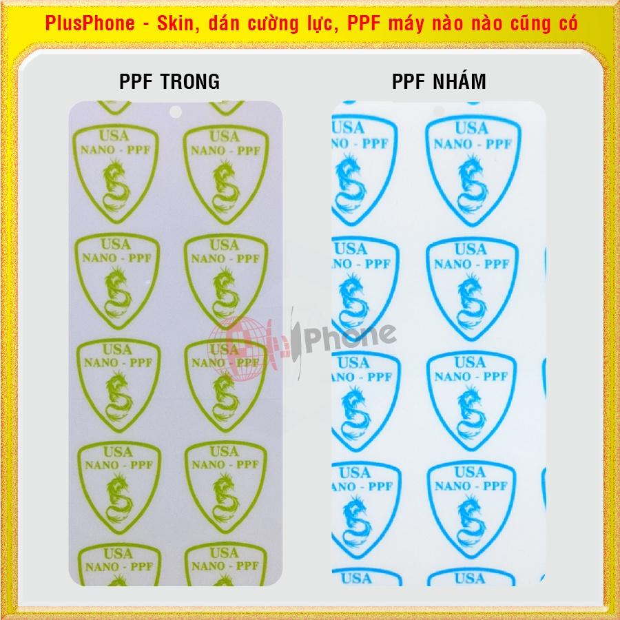 Dán dẻo PPF loại trong và nhám cho LG Velvet