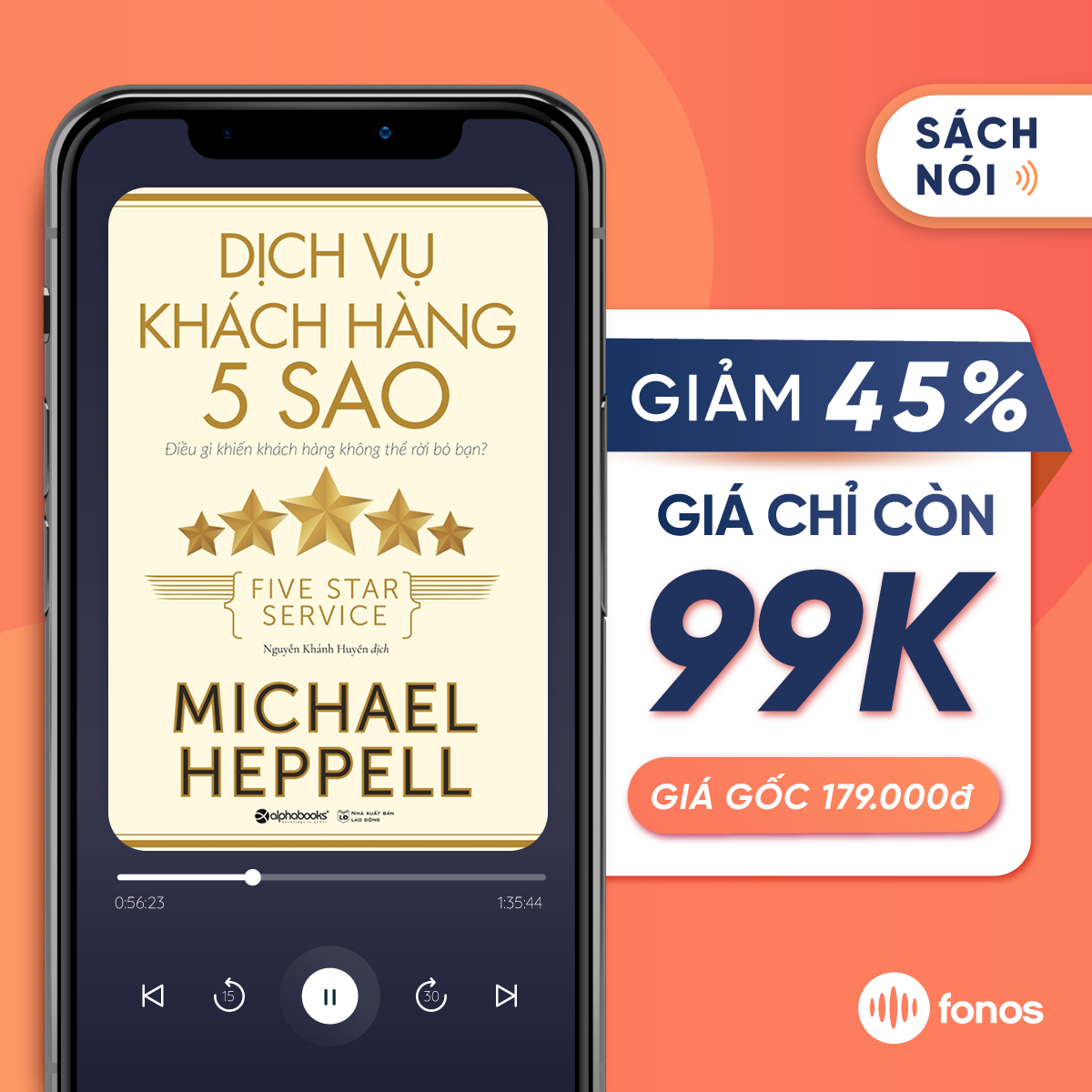 Sách nói: Dịch Vụ Khách Hàng 5 Sao