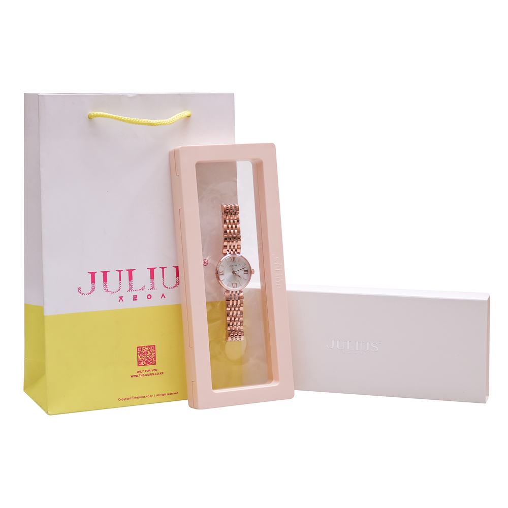 Đồng hồ nữ Julius Hàn Quốc JA-1282 dây thép