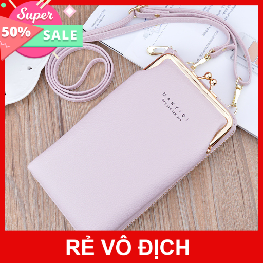 [6 MÀU] Ví Nữ Ví Cầm Tay Dài - Túi Đeo Chéo Cao Cấp Sang Trọng Phong Cách Hàn Quốc TVNN262 - Backpackworld HCM