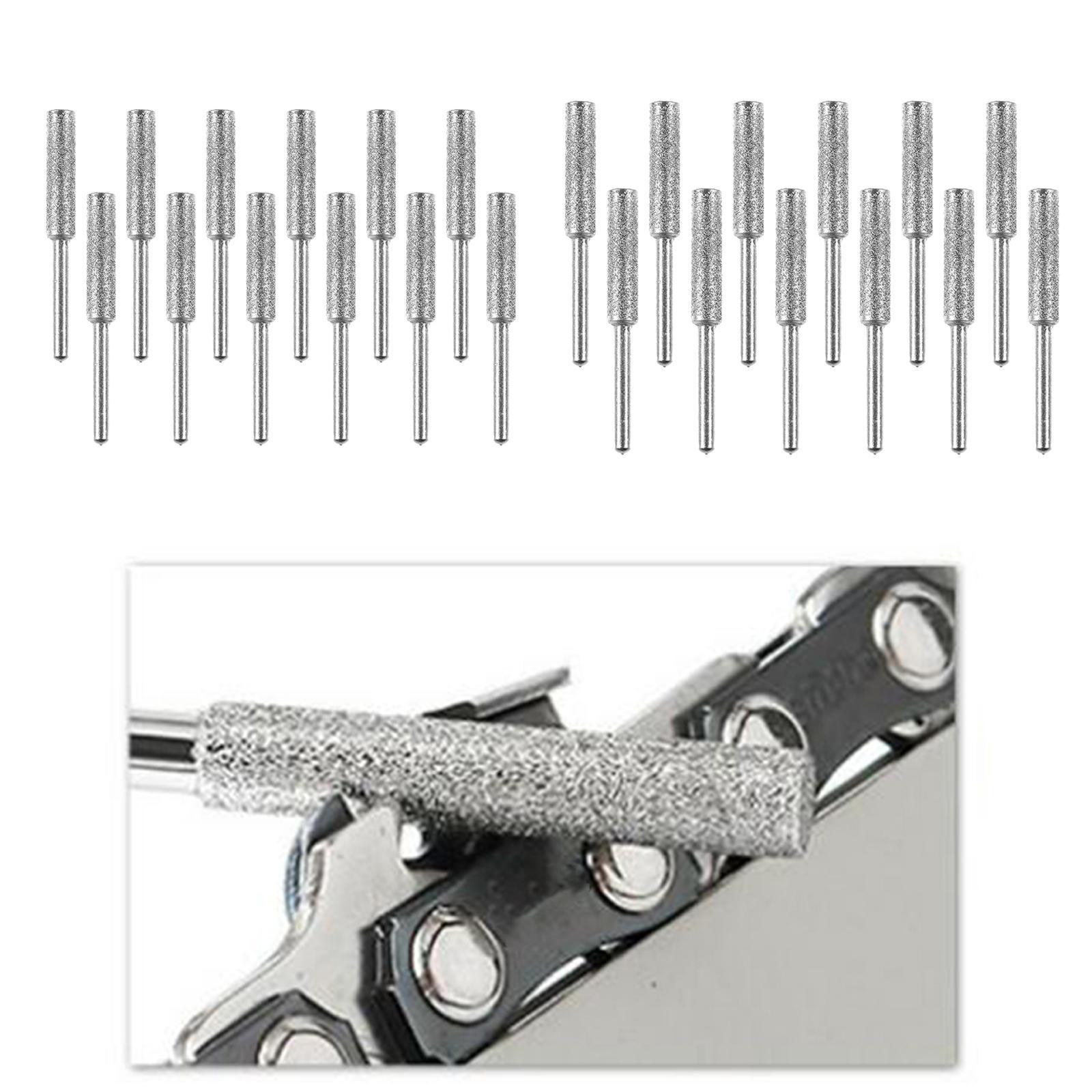 4mm &amp; 4.8mm Diamond Chainsaw Sharpener Bits Grinding Bits Burr